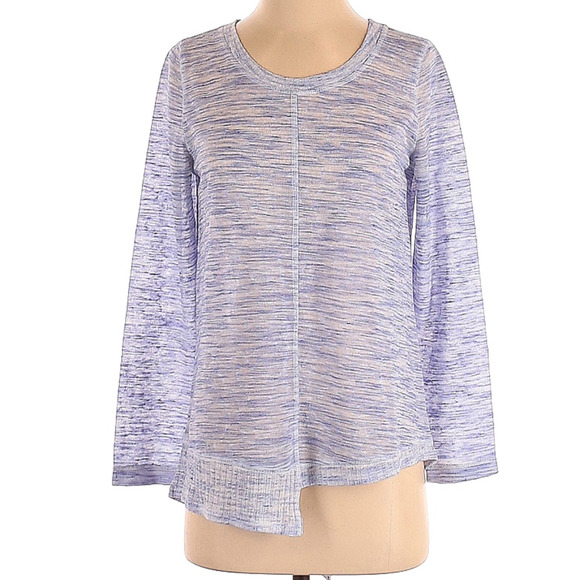 Anthropologie Akemi & Kin Womens Size XSP Petite Space Dye Thin Knit Top Sweater - Picture 1 of 7